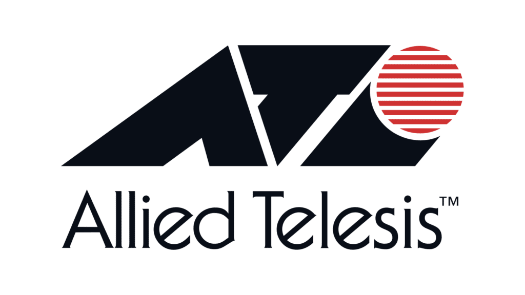 Allied Telesis logo 10-stripe stacked